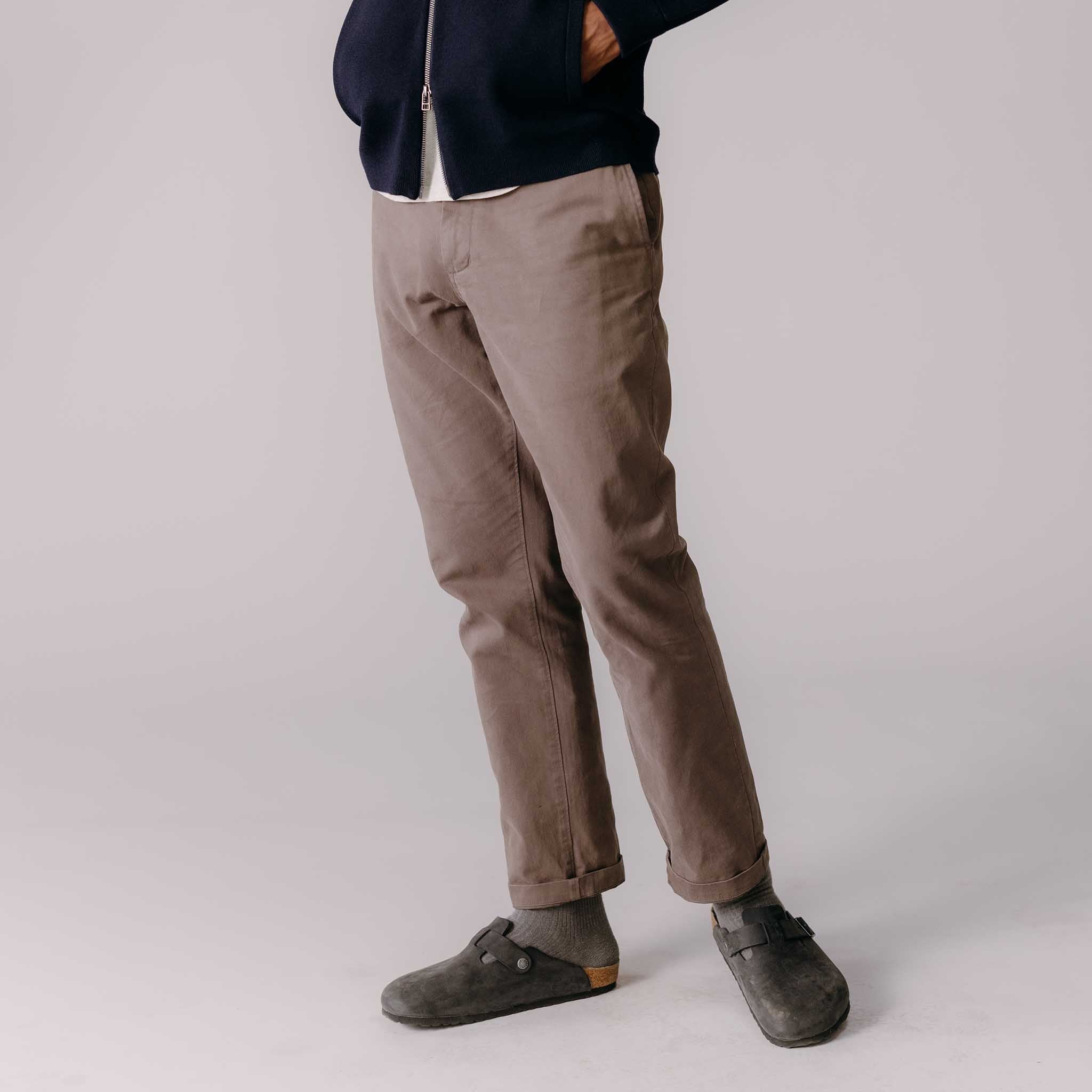 The Democratic Foundation Pant in Organic Espresso - Image 3