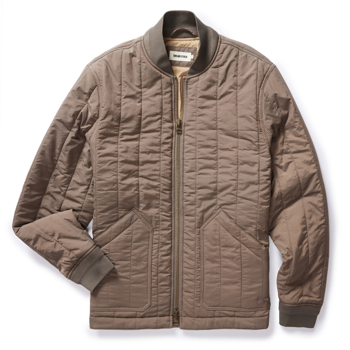 The Able Jacket in Morel Quilted Nylon Taylor Stitch is a great